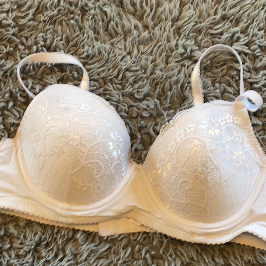 Brand New White Laura Ashley Bra